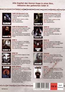 SAW 1-10 (20th Anniversary Edition) (Digipak), 10 DVDs