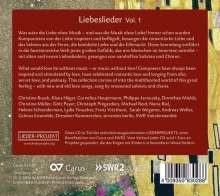 Liebeslieder Vol.1, CD