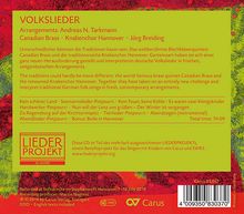 Volkslieder für Knabenchor &amp; Blechbläserquintett (arrangiert von Andreas N.Tarkmann), CD