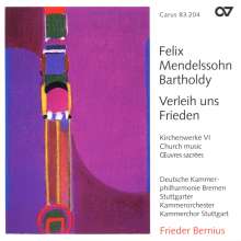 Felix Mendelssohn Bartholdy (1809-1847): Geistliche Chorwerke Vol.6, CD