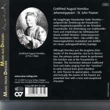 Gottfried August Homilius (1714-1785): Johannespassion, 2 CDs