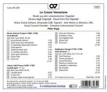 Le grazie veneziane - Musica degli Ospedali, CD