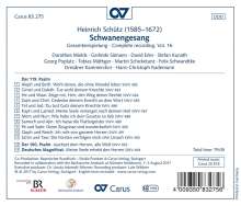 Heinrich Schütz (1585-1672): Schwanengesang SWV 482-494 (Carus Schütz-Edition Vol.16), CD