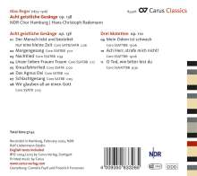 Max Reger (1873-1916): Geistliche Chorwerke, CD