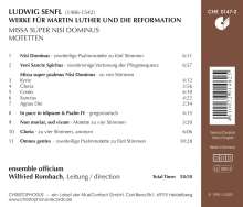 Ludwig Senfl (1486-1543): Werke für Martin Luther und die Reformation, CD