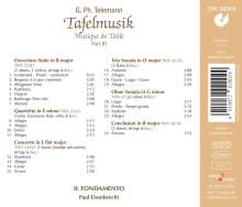 Georg Philipp Telemann (1681-1767): Tafelmusik Teil 3, CD