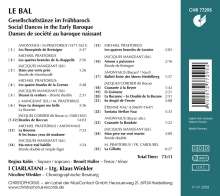 Le Bal - Gesellschaftstänze im Frühbarock, CD