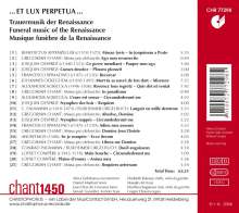 Et Lux Perpetua - Trauermusik der Renaissance, CD