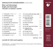 Oswald von Wolkenstein (1377-1445): Lieder, CD