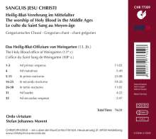 Sanguis Jesu Christi - Heilig-Blut-Verehrung im Mittelalter, CD