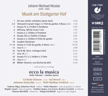 Johann Michael Nicolai (1629-1685): Musik am Stuttgarter Hof, CD