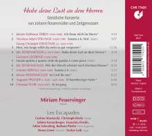 Miriam Feuersinger - Habe deine Lust an dem Herren (Geistliche Musik von Johann Rosenmüller und Zeitgenossen), CD