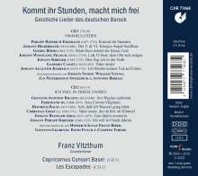 Franz Vitzthum - Kommt ihr Stunden, macht mich frei, 2 CDs