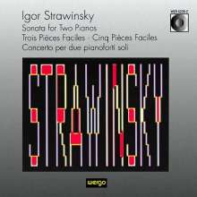 Igor Strawinsky (1882-1971): Musik für Klavier zu vier Händen, CD
