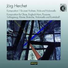 Jörg Herchet (geb. 1943): Komposition 1 für 2 Violinen,Viola,Cello, CD