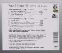 Paul Hindemith (1895-1963): Streichquartette Nr.3 op.16 &amp; Nr.5 op.32, CD