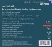 Paul Hindemith (1895-1963): Das lange Weihnachtsmahl (Oper in 1 Akt), CD