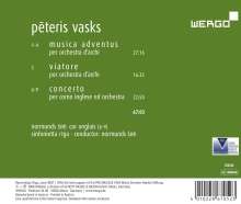 Peteris Vasks (geb. 1946): Musica adventus für Streichorchester, CD