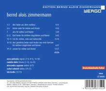 Bernd Alois Zimmermann (1918-1970): Lieder &amp; Kammermusik, CD