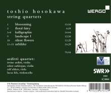 Toshio Hosokawa (geb. 1955): Streichquartette, CD