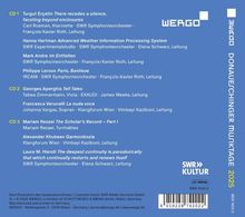 CD-Titel und Künstler: Turgut Erçetin, Georges Aperghis, Mariam Rezaei. Labels: WERGO, SWR KULTUR. Event: DONAUESCHINGER MUSIKTAGE 2025.