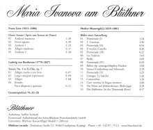 Maria Ivanova am Blüthner, CD
