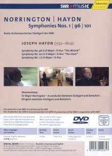 Joseph Haydn (1732-1809): Symphonien Nr.1,96,101, DVD