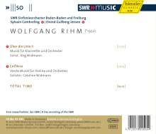 Wolfgang Rihm (geb. 1952): Über die Linie II für Klarinette &amp; Orchester, CD