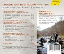 Ludwig van Beethoven (1770-1827): Streichquartette Nr.2, 4, 11, CD