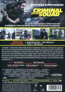 Criminal Squad, DVD