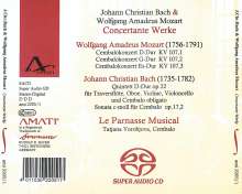 Wolfgang Amadeus Mozart (1756-1791): Cembalokonzerte KV 107 Nr.1-3 nach Johann Christian Bach, CD