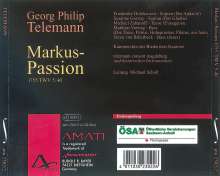 Georg Philipp Telemann (1681-1767): Markus-Passion TWV 5:40 (1755), 2 CDs