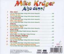 Mike Krüger: Also denn!, CD