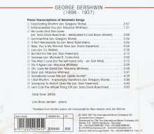 George Gershwin (1898-1937): Liedtranskriptionen für Klavier, CD