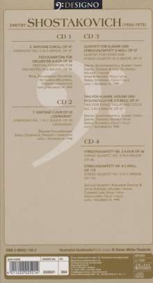 Dmitri Schostakowitsch (1906-1975): Symphonien Nr.5 &amp; 7, 4 CDs