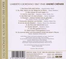 Umberto Giordano (1867-1948): Andrea Chenier (Querschnitt in deutscher Sprache), CD