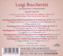 Luigi Boccherini (1743-1805): Streichquartette op.8,6;op.26,4;op.32,5;, CD