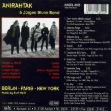 Anirahtak: Berlin-Paris-New York, CD