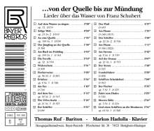Franz Schubert (1797-1828): Lieder "...von der Quelle bis zur Mündung", CD