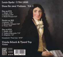 Louis Spohr (1784-1859): Duette für 2 Violinen Vol.1, CD
