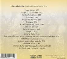 Gabriele Hasler: Herden und andere Büschel, CD