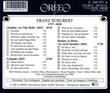 Franz Schubert (1797-1828): Claudine von Villa Bella D.239 (Fragment 1815), CD
