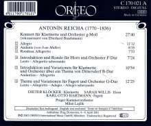 Anton Reicha (1770-1836): Klarinettenkonzert g-moll, CD