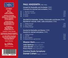 Paul Hindemith (1895-1963): Klarinettenkonzert (1947), CD