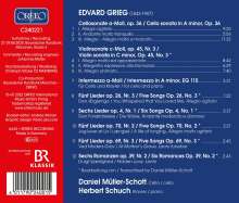Edvard Grieg (1843-1907): Werke für Cello &amp; Klavier, CD