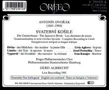 Antonin Dvorak (1841-1904): Die Geisterbraut (in tschechischer Sprache), CD