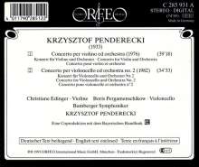 Krzysztof Penderecki (1933-2020): Violinkonzert Nr.1 (1976), CD