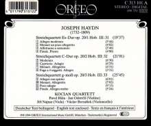 Joseph Haydn (1732-1809): Streichquartette Nr.31-33 (op.20 Nr.1-3), CD