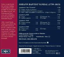 Johann Baptist (Jan Krtitel) Vanhal (1739-1813): Symphonien in C,d,e,g, CD