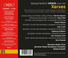 Georg Friedrich Händel (1685-1759): Xerxes (in der deutschen Fassung von Rudolf Steglich), 3 CDs